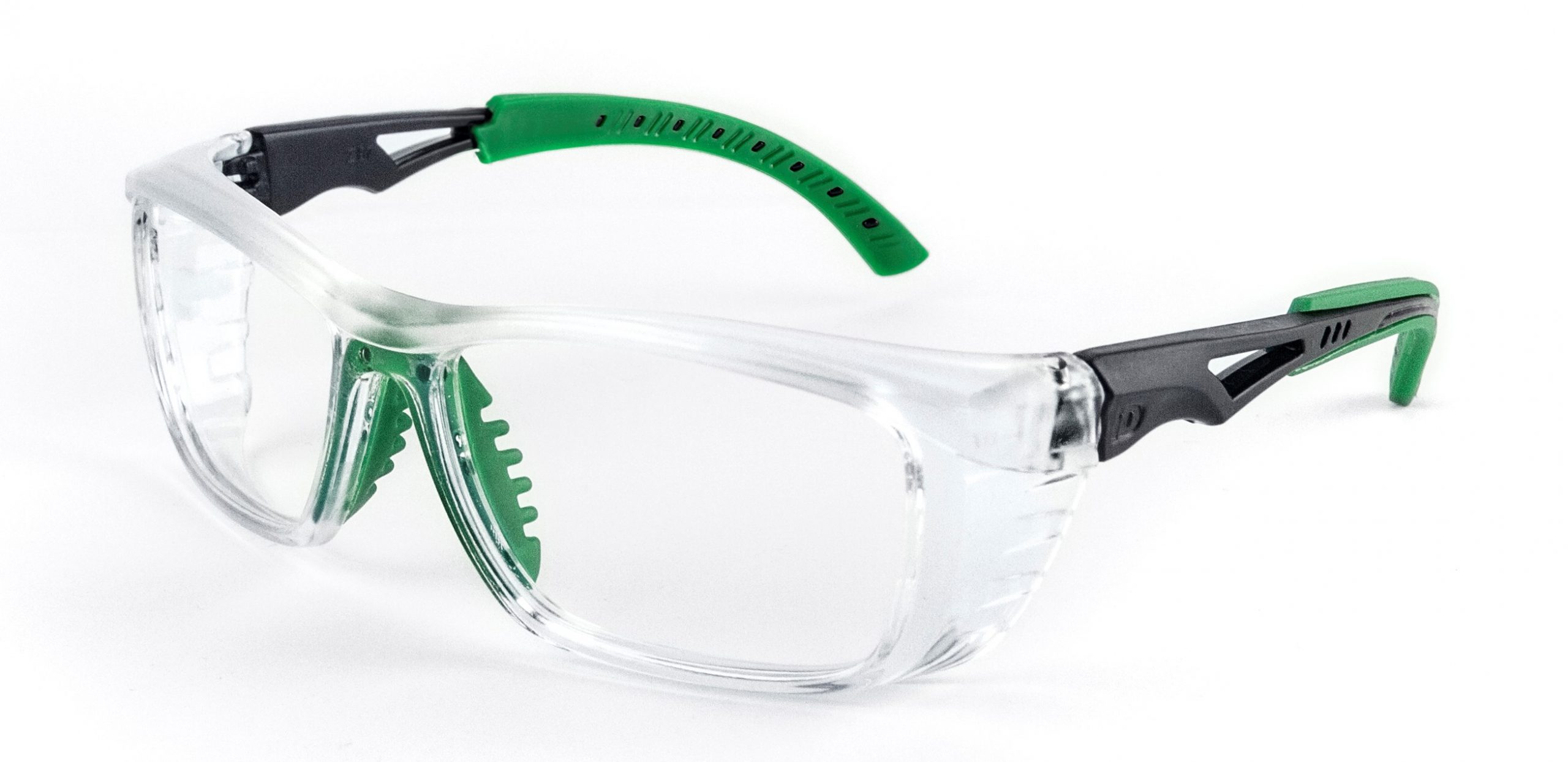 id 102 id safety oculos de seguranca para graduacao epi com lentes de grau ca 43783 cristal com verde