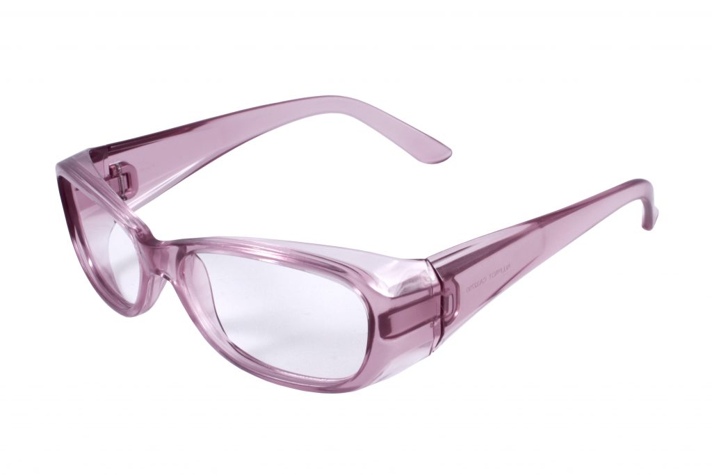 oculos de seguranca para graduacao vesper allprot epi com lentes de grau ca 32790 rosa